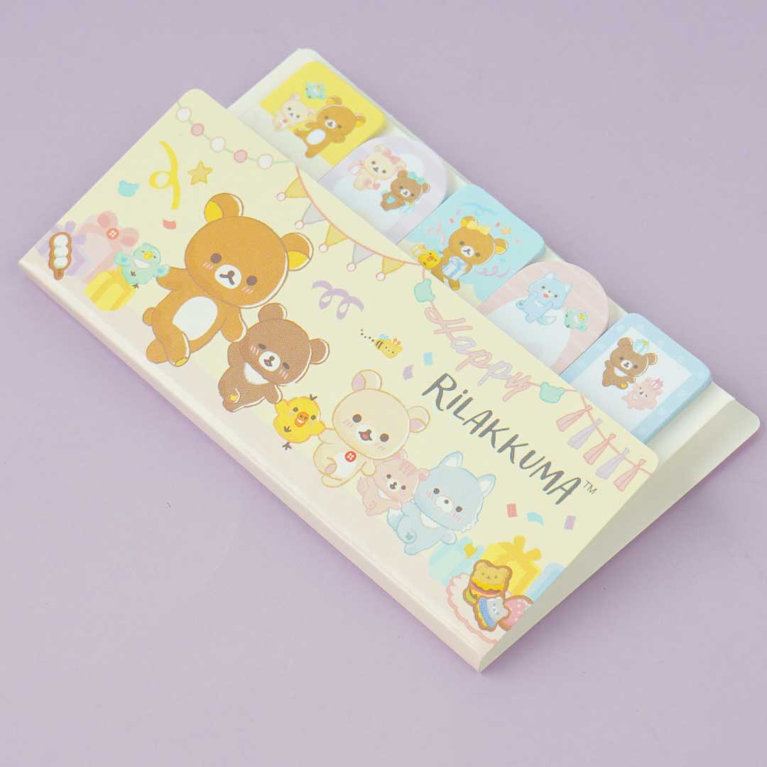 Rilakkuma & Friends Party Sticky Tabs Set