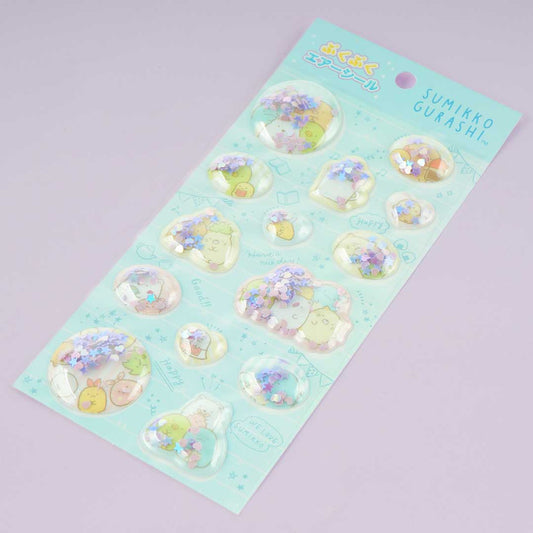 Sumikko Gurashi Puku Puku Air Puffy Stickers - Best Buddies