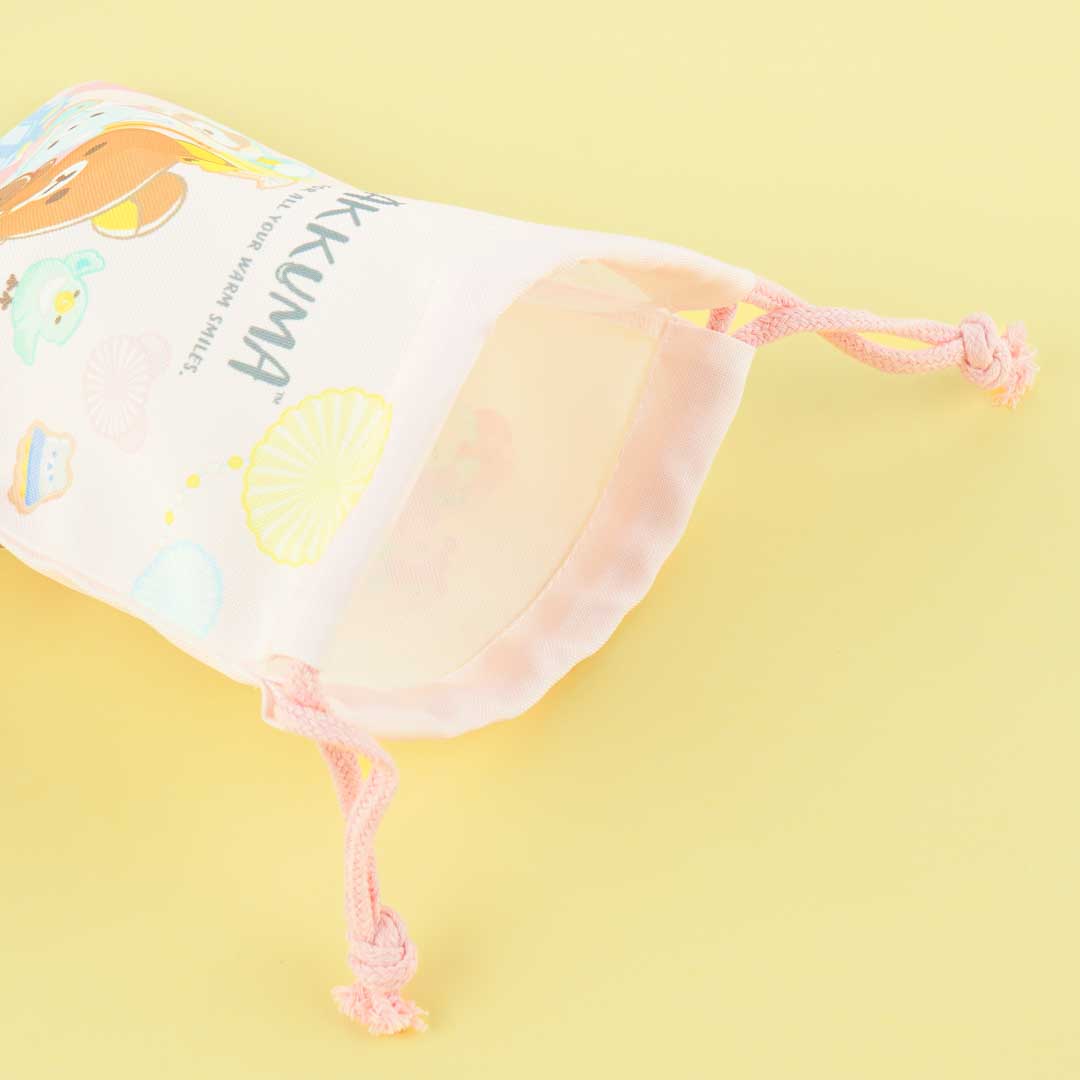 Rilakkuma & Friends Warm Smiles Drawstring Pouch