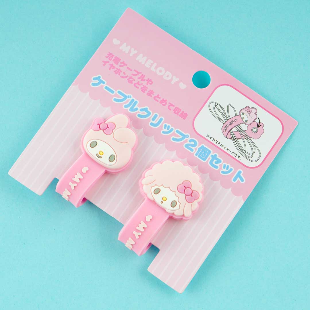 My Melody Cable Organizer Clip Set - 2 pcs