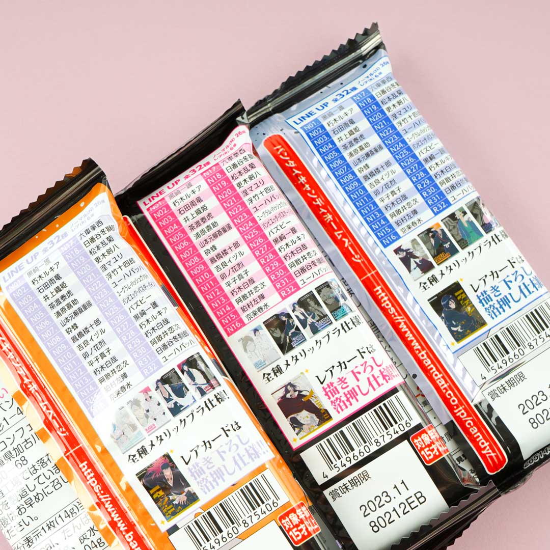 BLEACH Shokugan Wafer & Metallic Card Collection