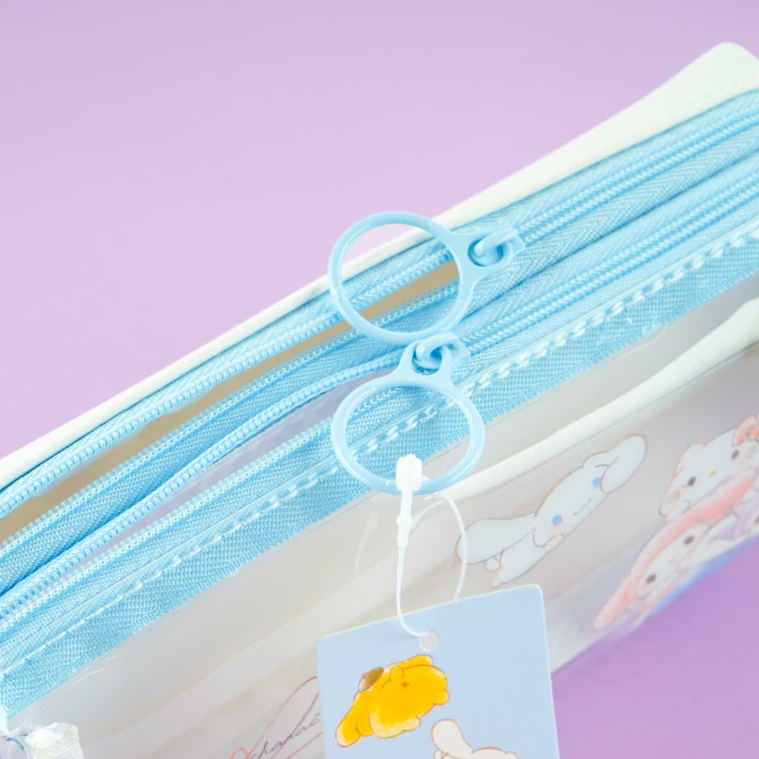 Sanrio Characters Funyumaru Twin Zipper Pen Pouch