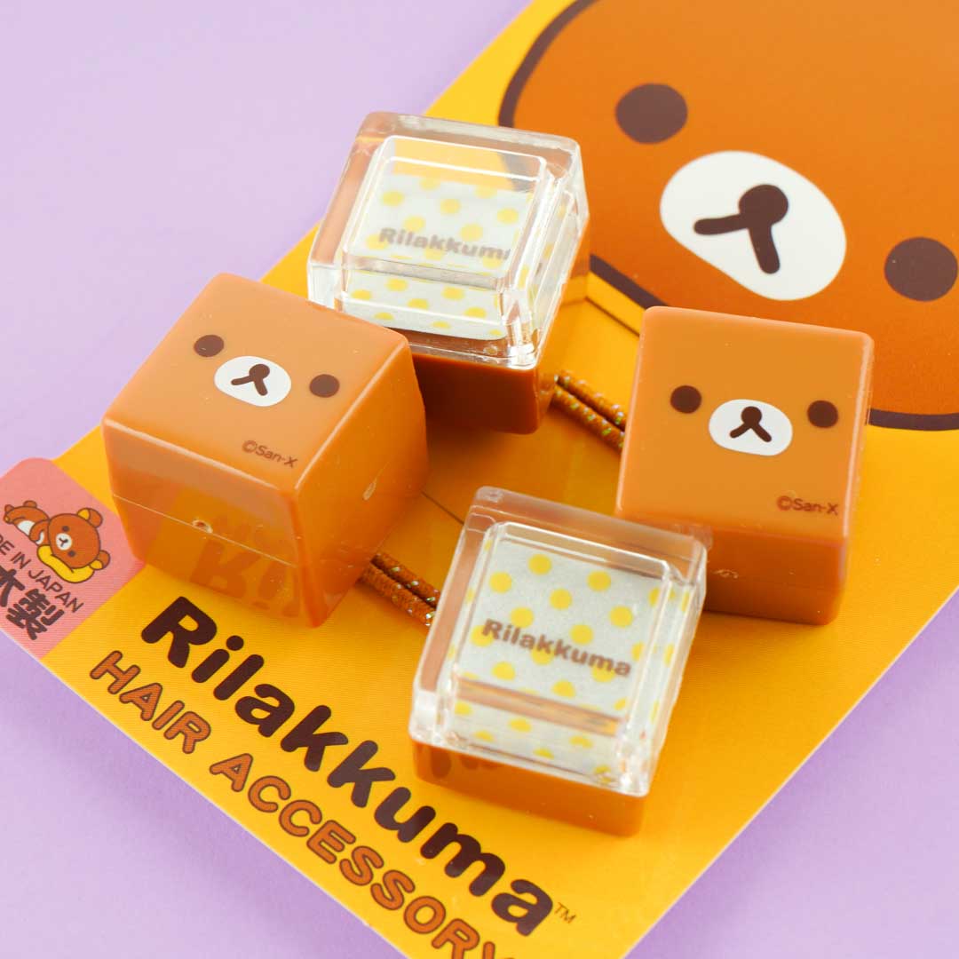 Rilakkuma Cubes Hair Tie Set - 2 pcs