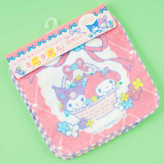 My Melody & Kuromi Mini Towel Set - 3 pcs