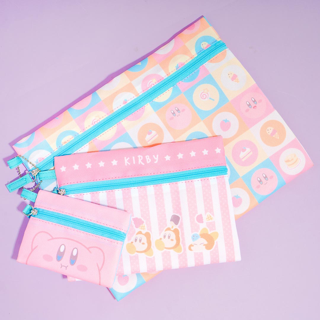 Kirby Pastel Dreams Pouch Set - 3 pcs