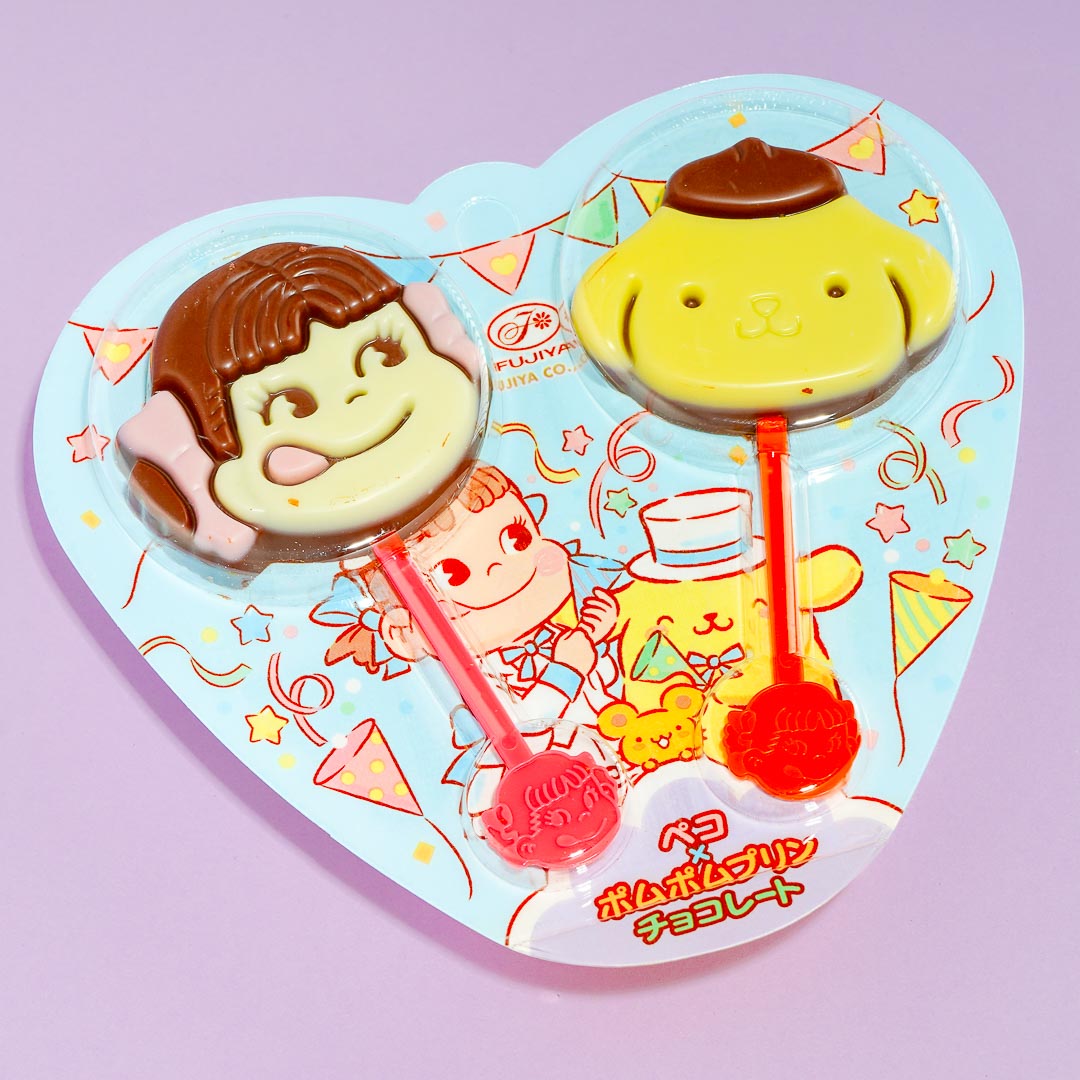 Peko-Chan & Pompompurin Choco Lollipops