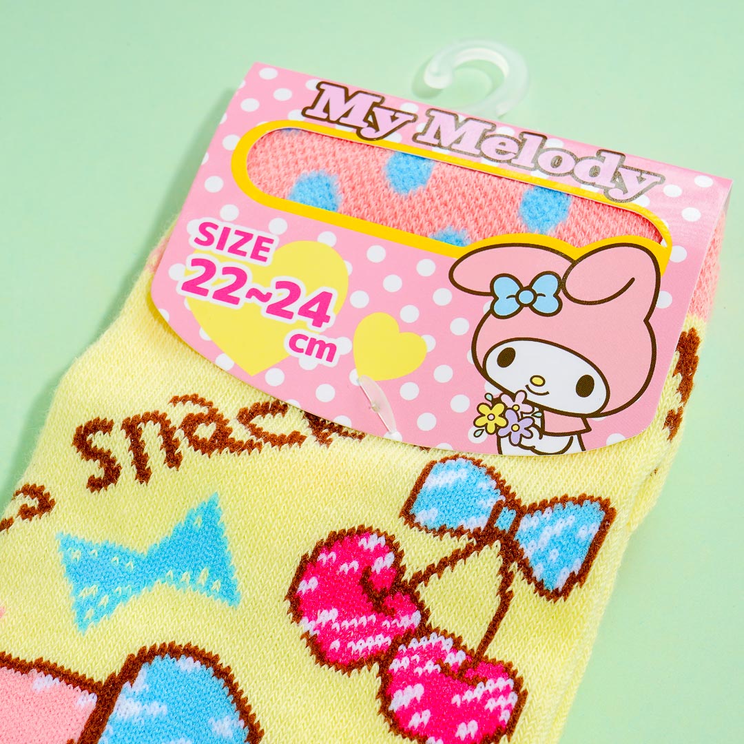 My Melody Crepe Time Jacquard Socks