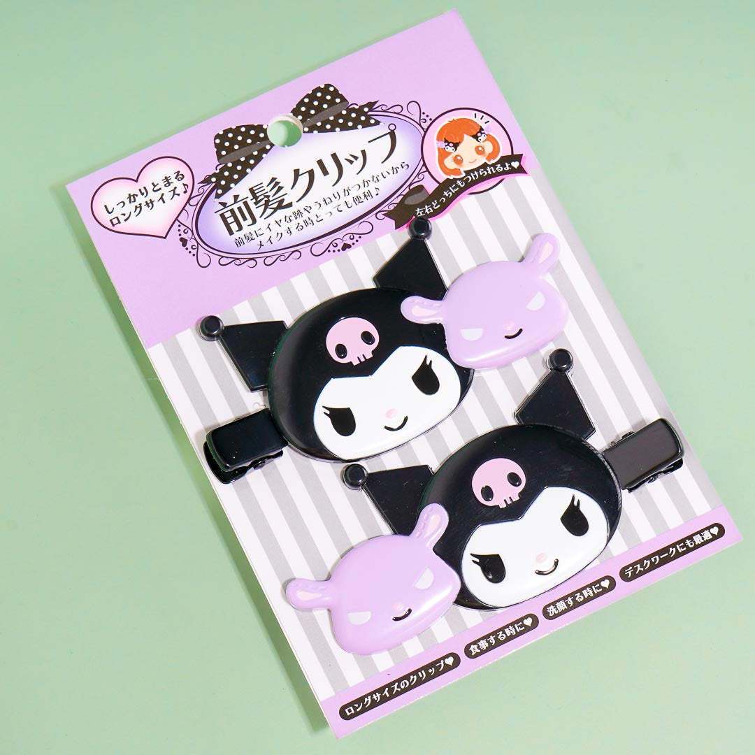Kuromi Friendship Bangs Clip Set