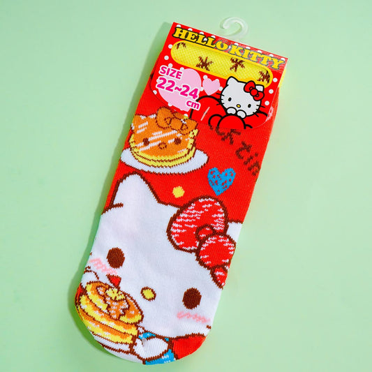 Hello Kitty Pancake Love Jacquard Socks