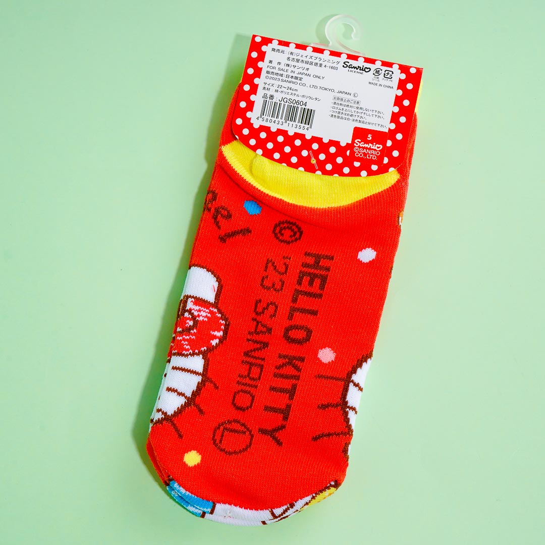 Hello Kitty Pancake Love Jacquard Socks