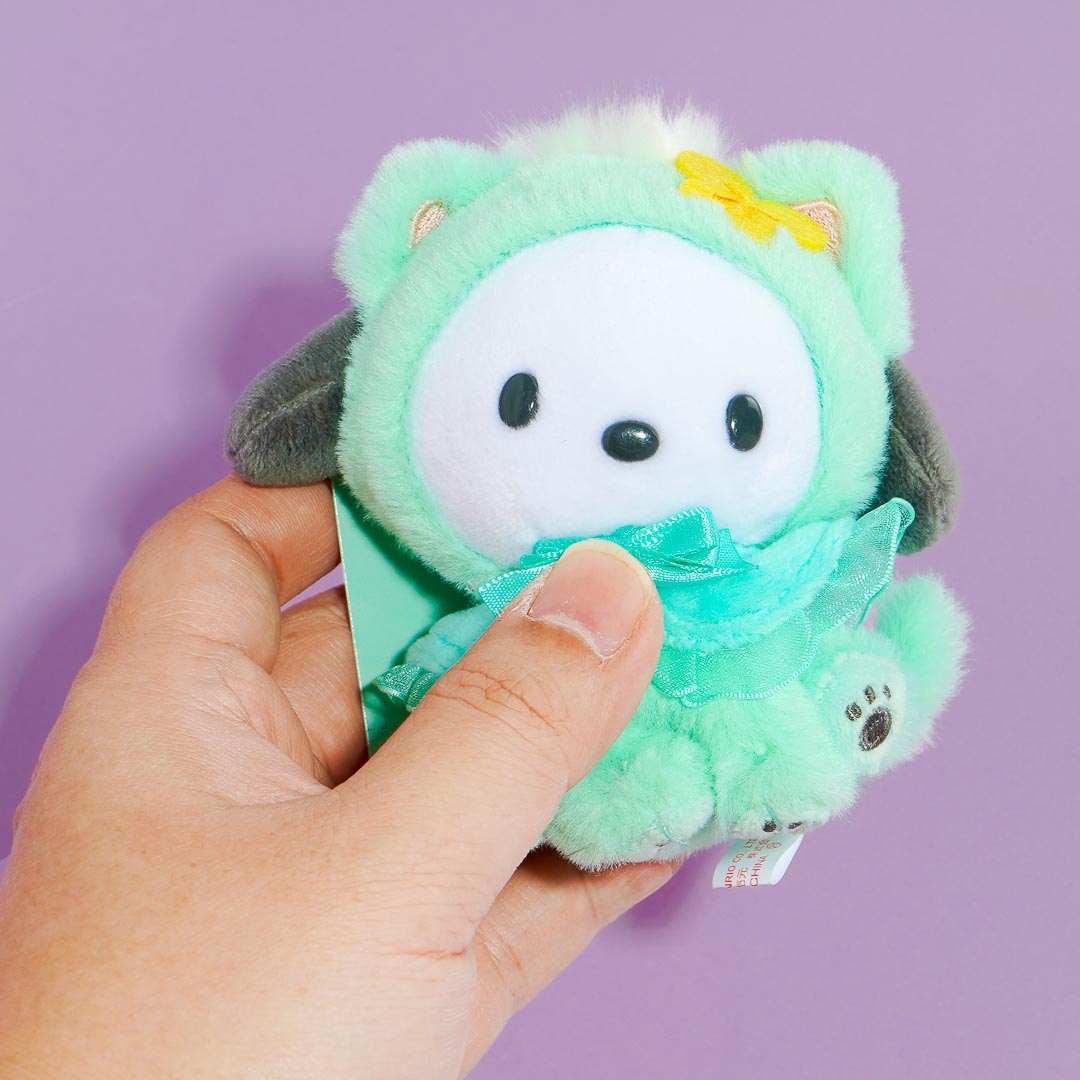 Pochacco Dressed-Up Cat Plushie Charm