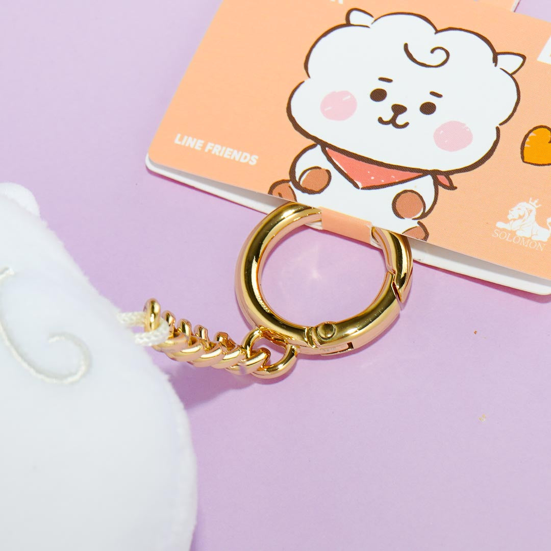 BT21 Baby Plushie Reel Key Holder - RJ