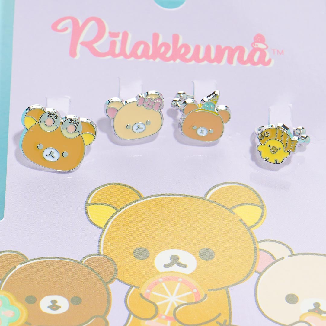 Rilakkuma & Friends Ear Cuffs Set - 4 pcs