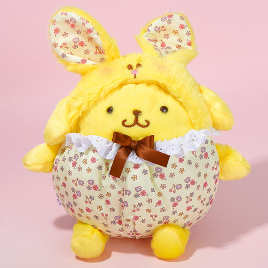 Pompompurin Flower Bunny Plushie - Medium