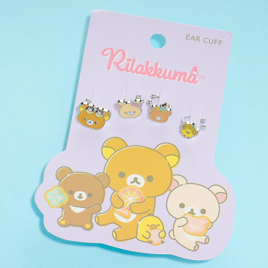 Rilakkuma & Friends Ear Cuffs Set - 4 pcs