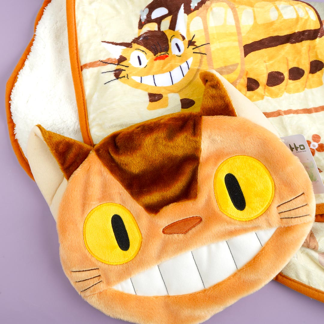 My Neighbor Totoro Catbus Cushion Blanket
