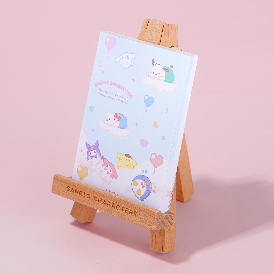 Sanrio Characters Balloon Playtime Memo Pad with Easel Stand