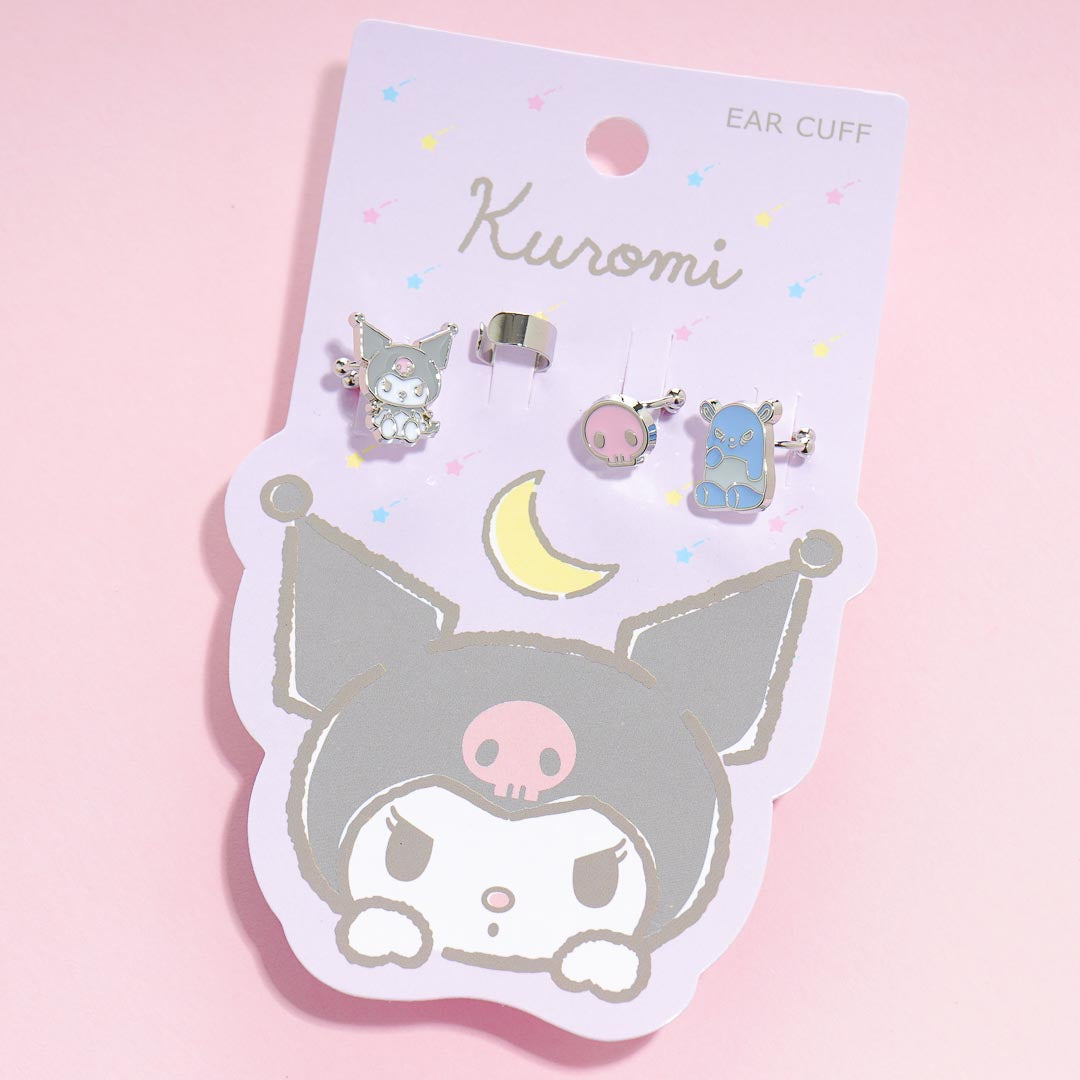 Kuromi Ear Cuffs Set - 4 pcs
