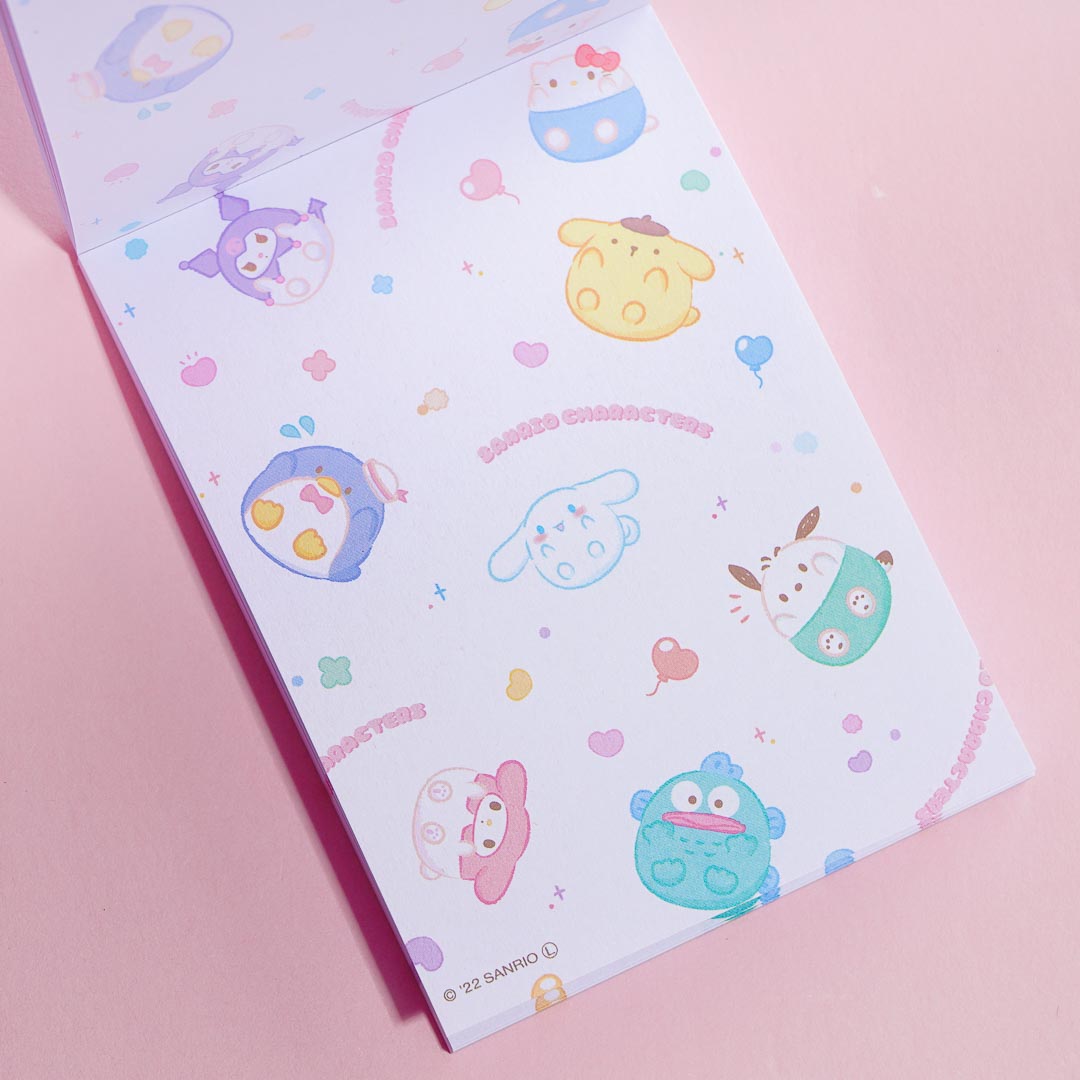 Sanrio Characters Balloon Playtime Memo Pad with Easel Stand