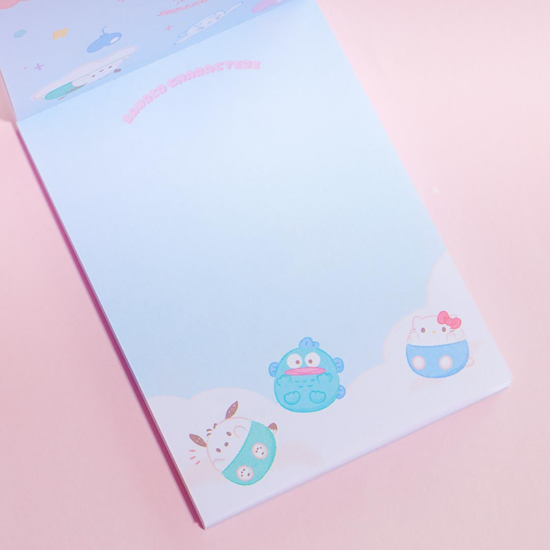 Sanrio Characters Balloon Playtime Memo Pad with Easel Stand