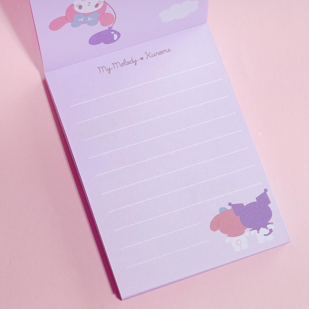 My Melody x Kuromi Memo Pad with Easel Stand