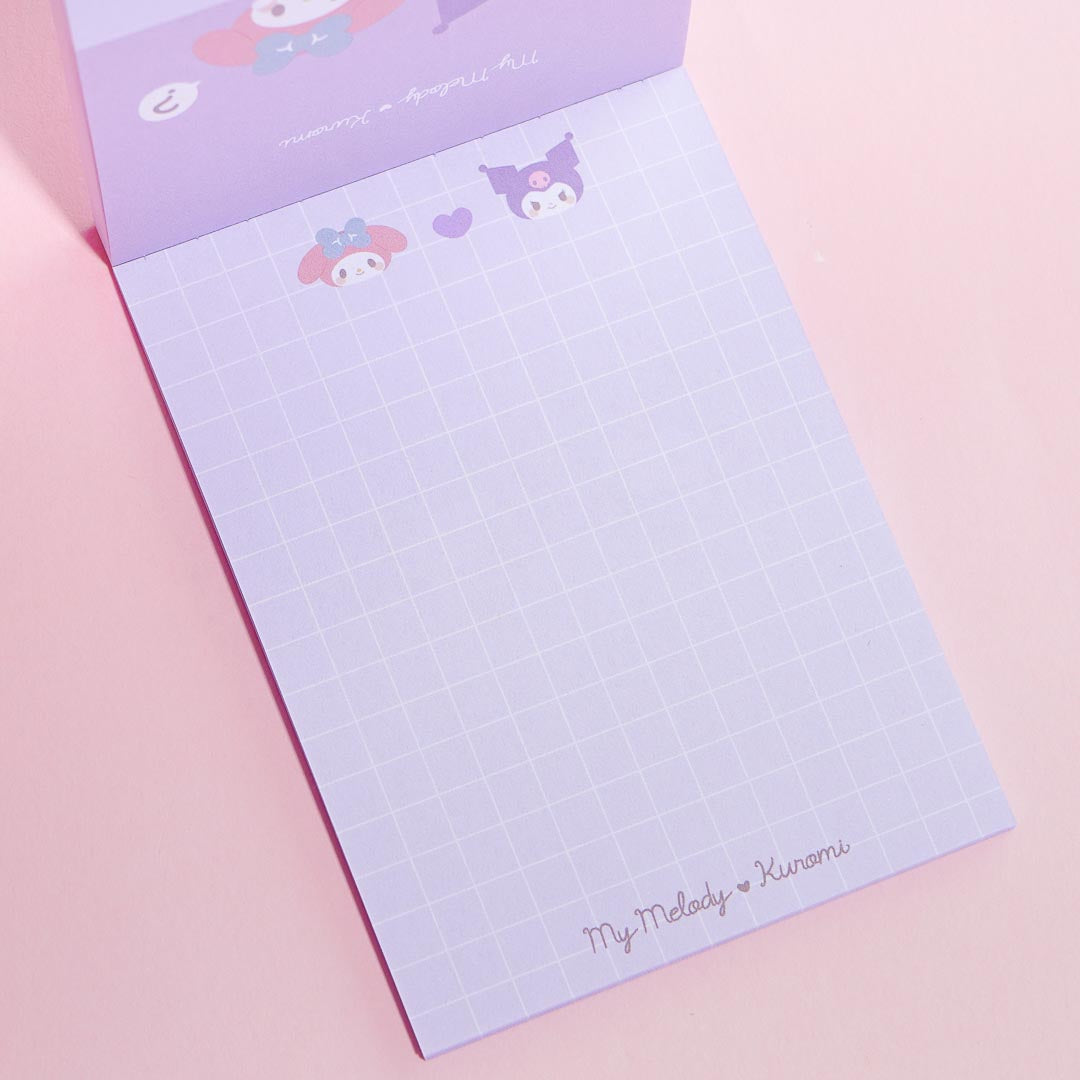 My Melody x Kuromi Memo Pad with Easel Stand