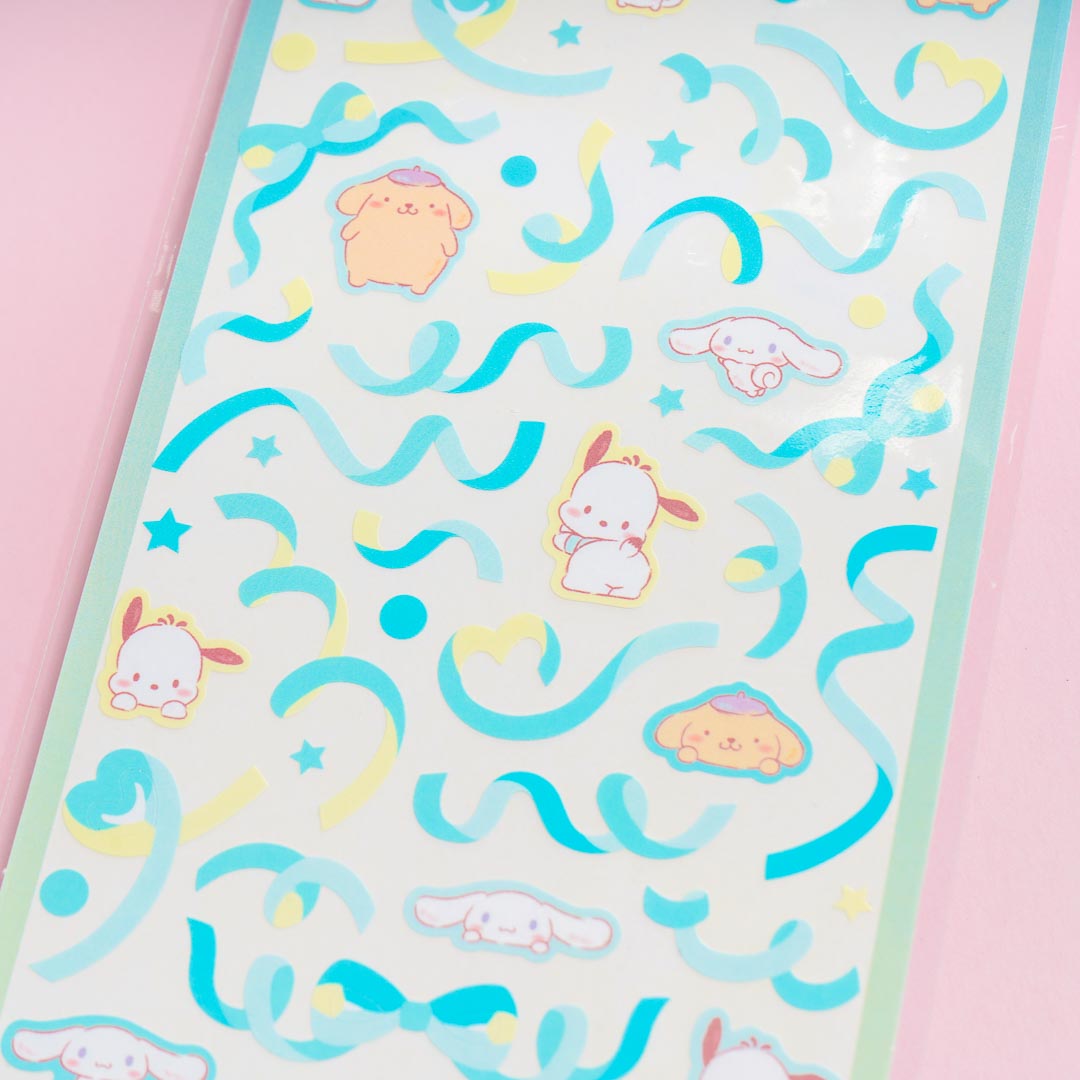 Sanrio Characters Popping Party Stickers - Prism Mint