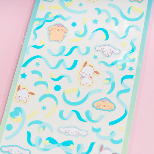 Sanrio Characters Popping Party Stickers - Prism Mint