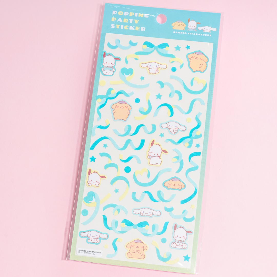 Sanrio Characters Popping Party Stickers - Prism Mint