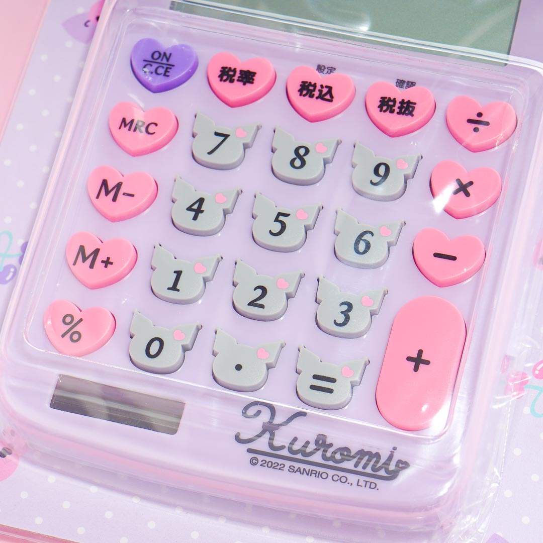 Kuromi Solar & Battery-Powered Calculator