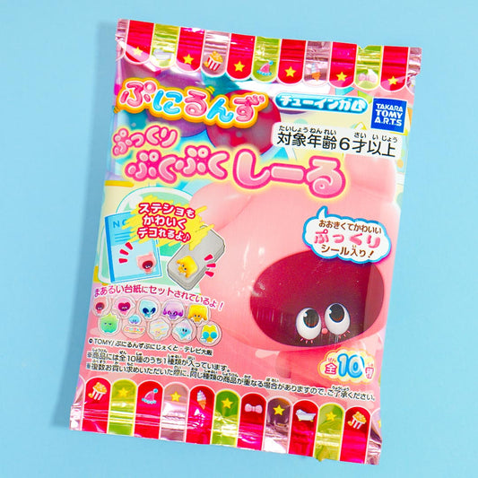 Takara Tomy Punirunzu Puffy Sticker With Gum