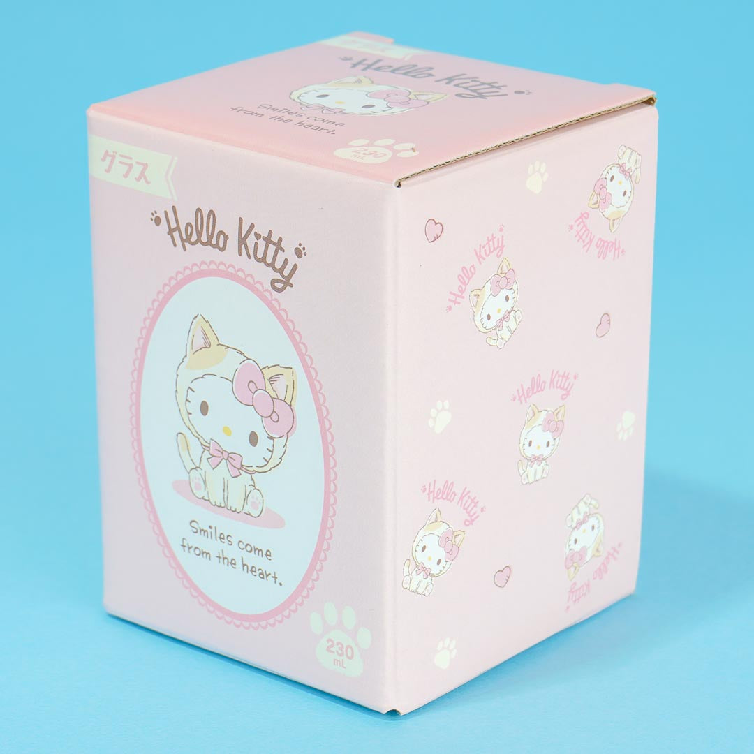 Hello Kitty Cat Foot Glass
