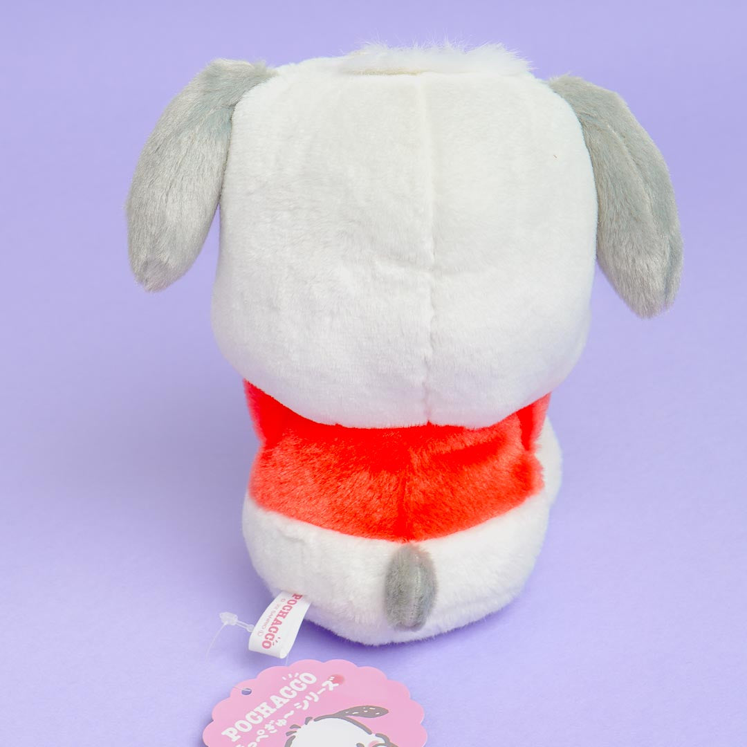 Pochacco Shy Blushing Plushie - Medium