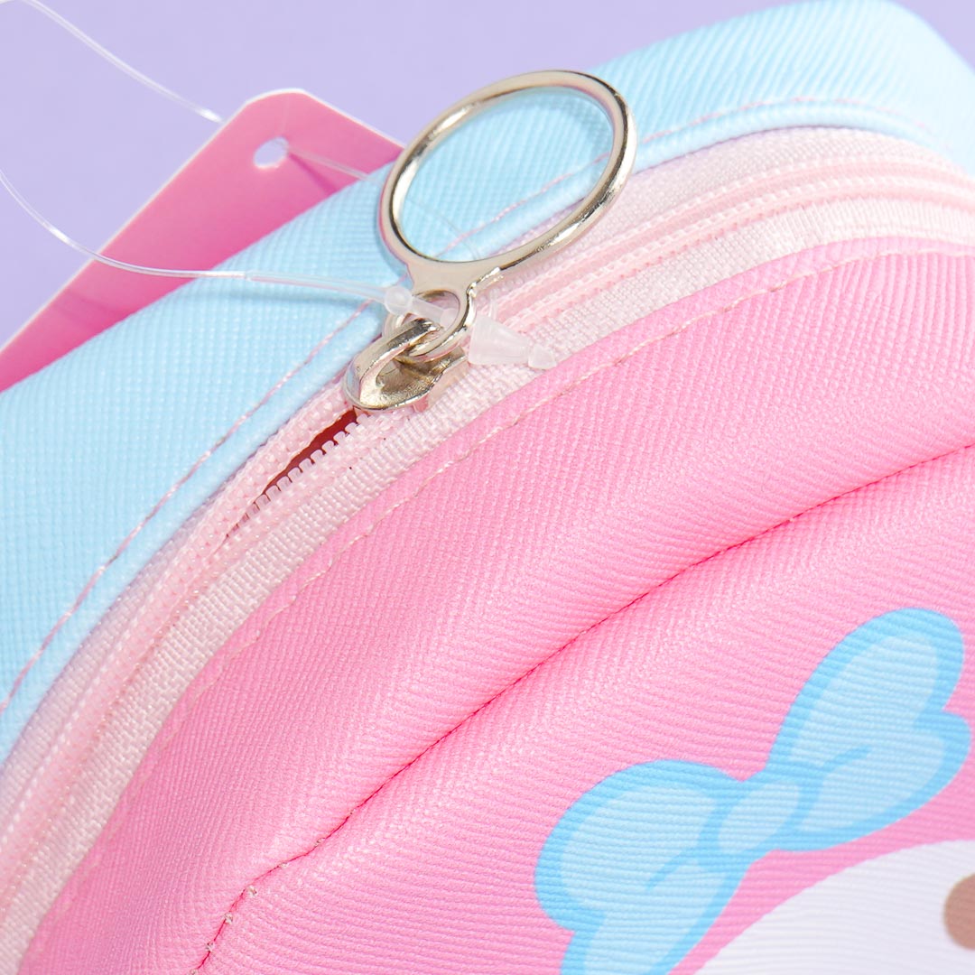 My Melody & Flat Face Double-Sided Pouch