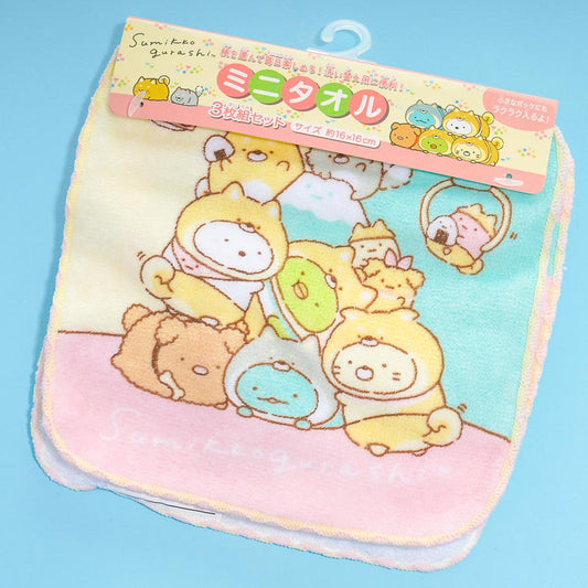 Sumikko Gurashi Shiba Hand Towel Set - 3 pcs