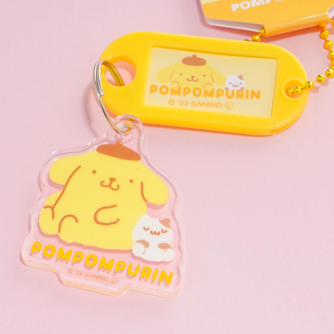 Pompompurin Key Holder & Name Tag