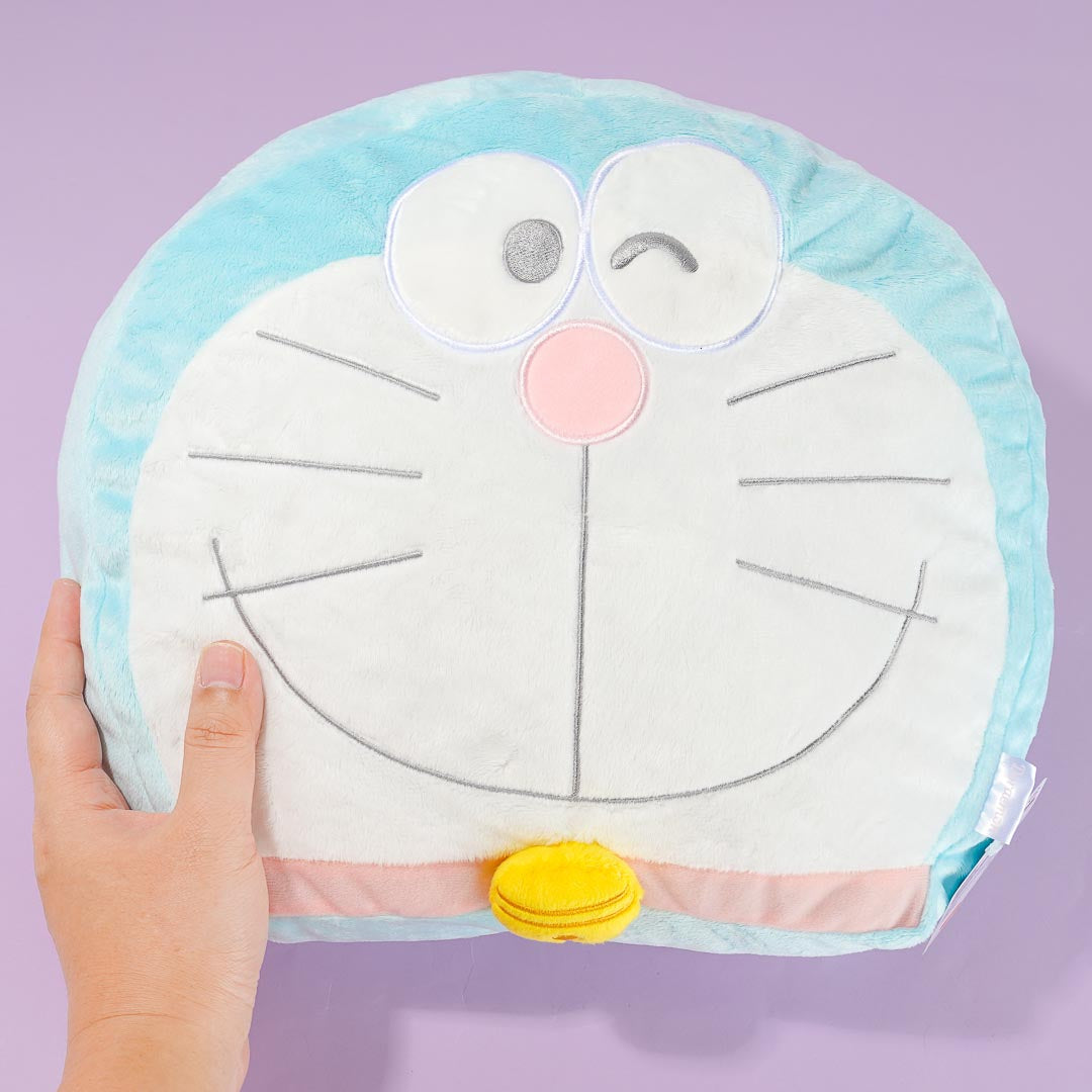 Doraemon Pastel Face Cushion