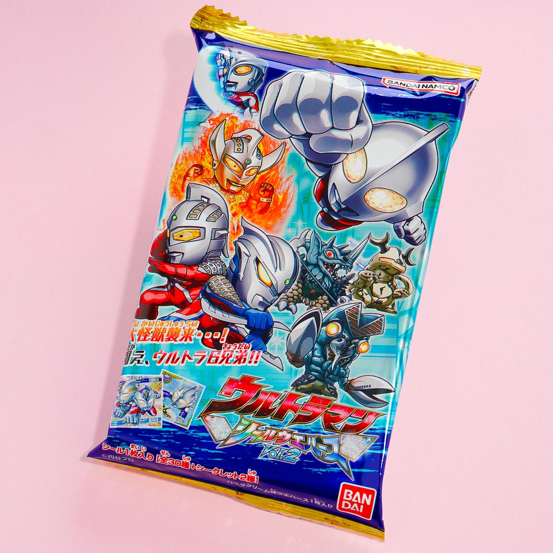 Ultraman Ultra Heroes Vol. 2 Wafer With Sticker