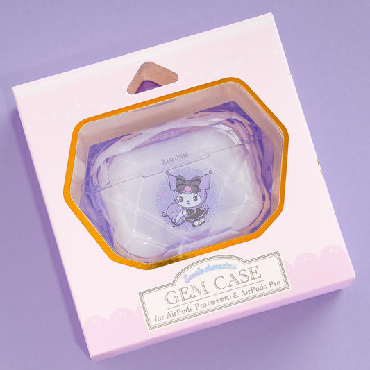 Kuromi AirPods Pro 1st & 2nd Generation Protective Gem Case