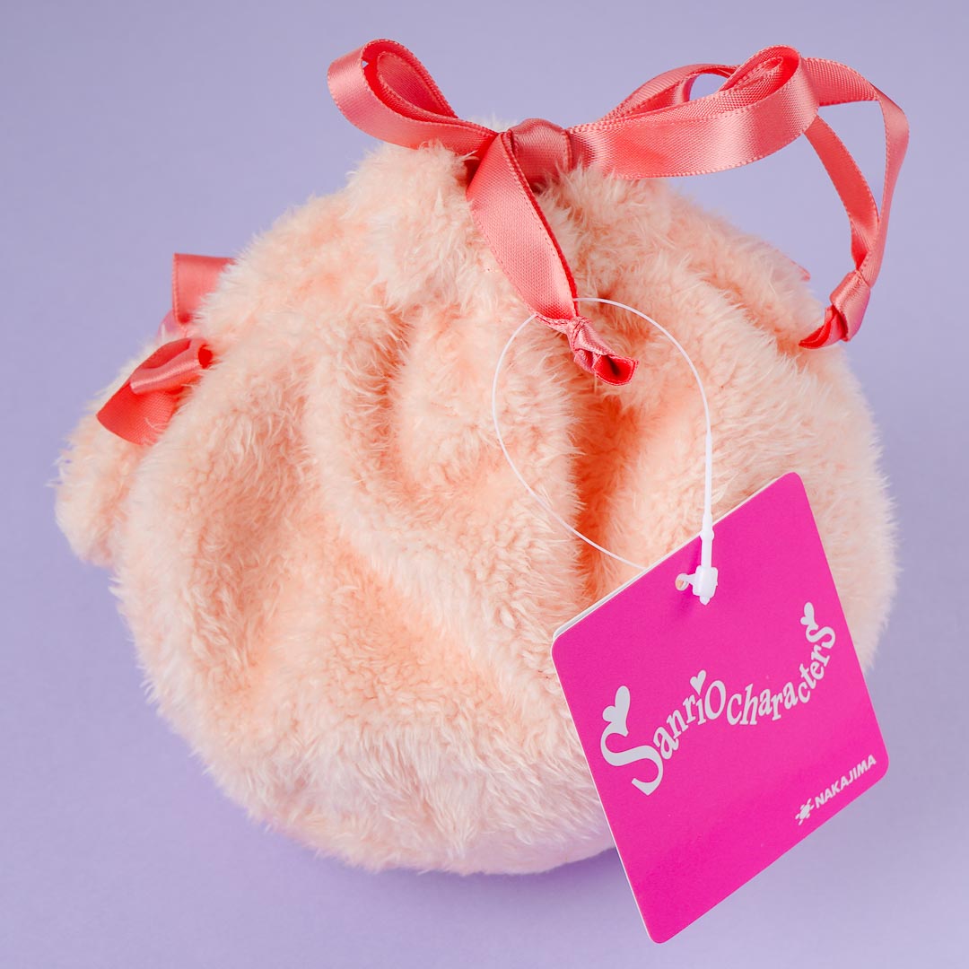 My Sweet Piano Fluffy Face Drawstring Pouch