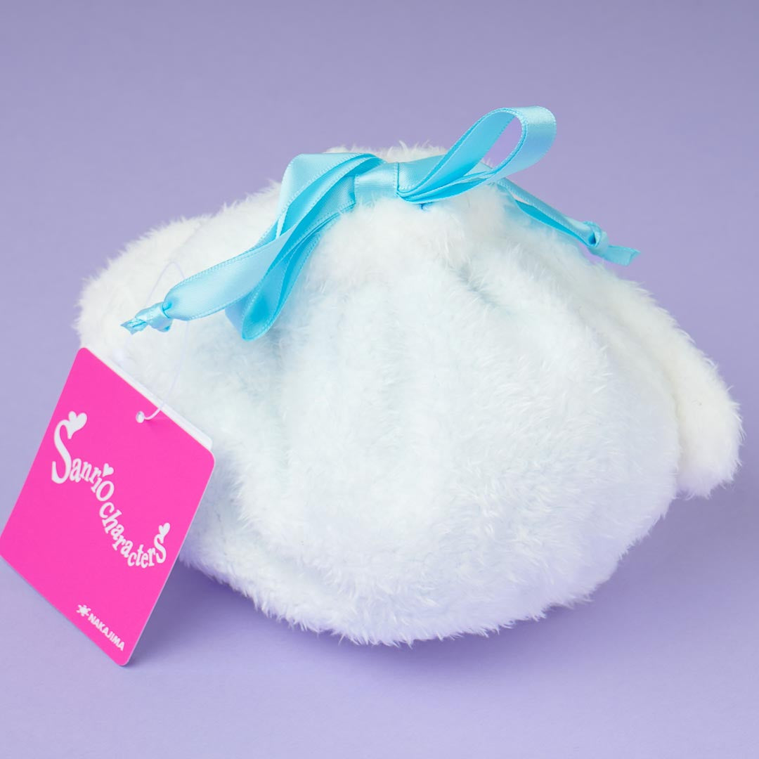 Cinnamoroll Fluffy Face Drawstring Pouch