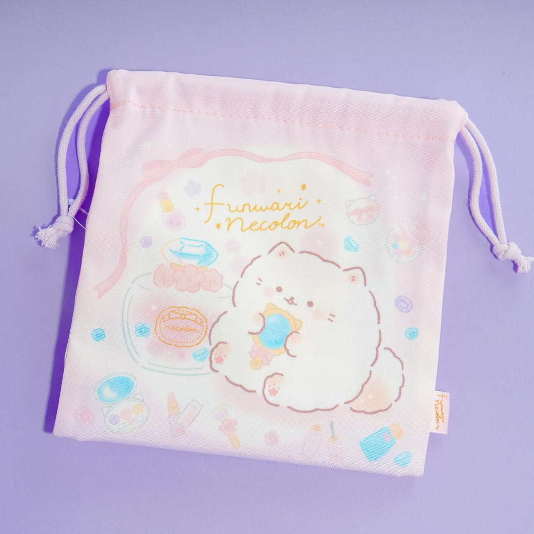 Funwari Nekolon Drawstring Pouch