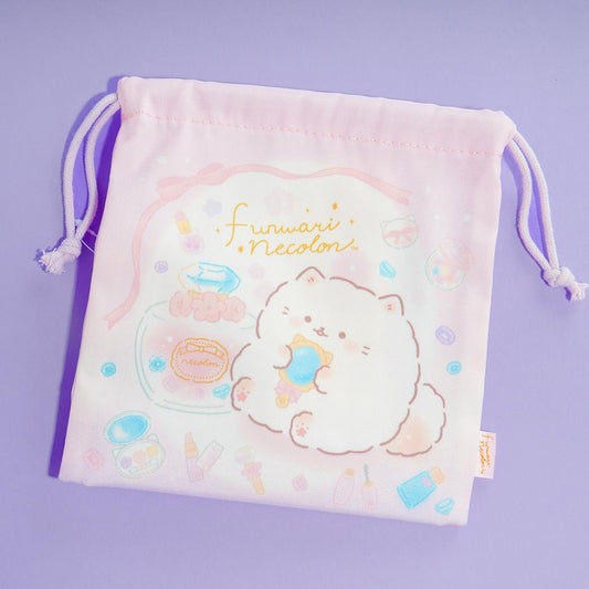 Funwari Nekolon Drawstring Pouch
