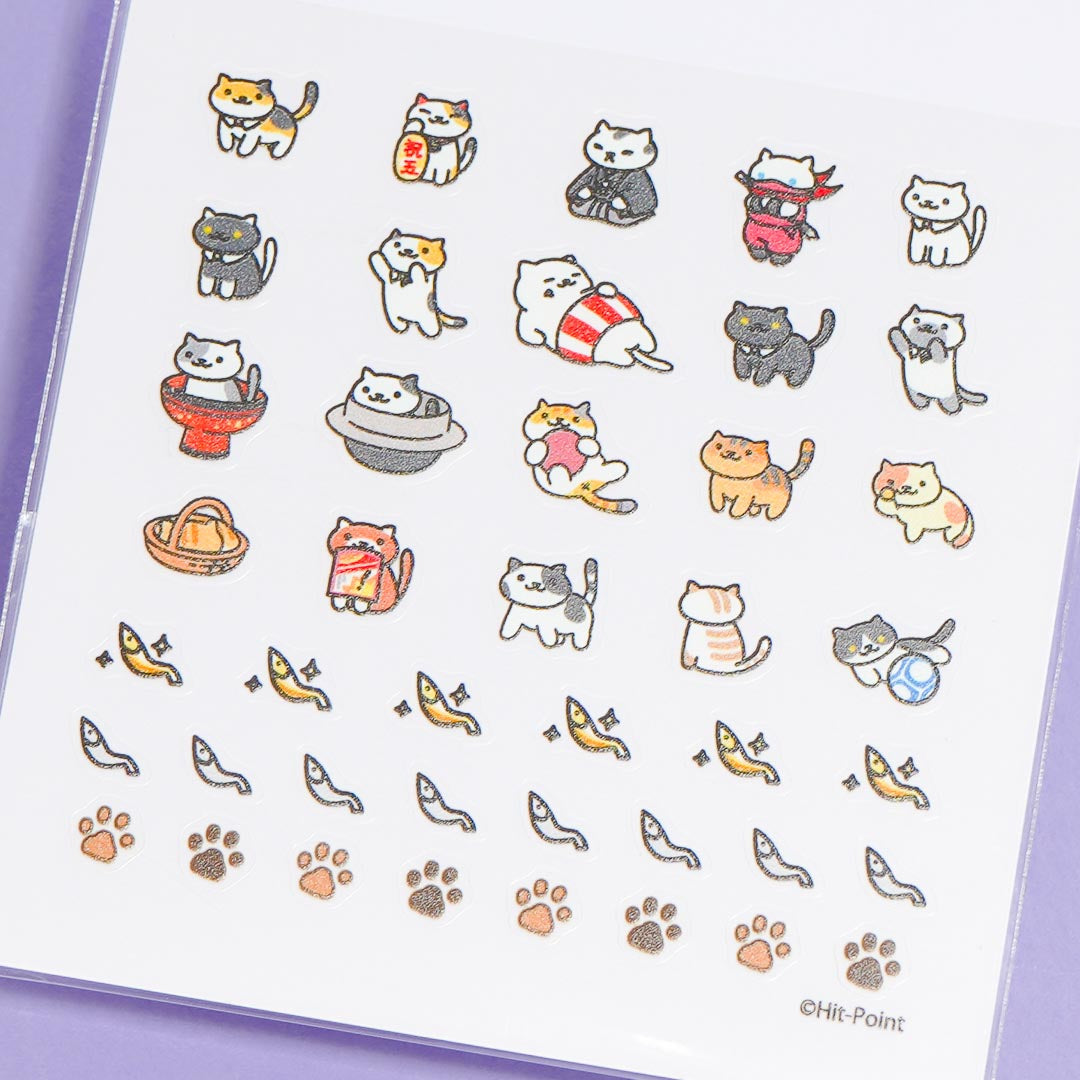 Neko Astume Rare Cat Nail Stickers