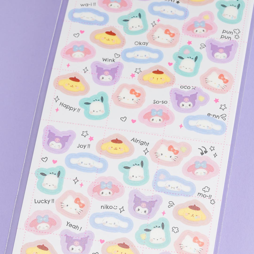 Sanrio Characters Expressive Planner Stickers