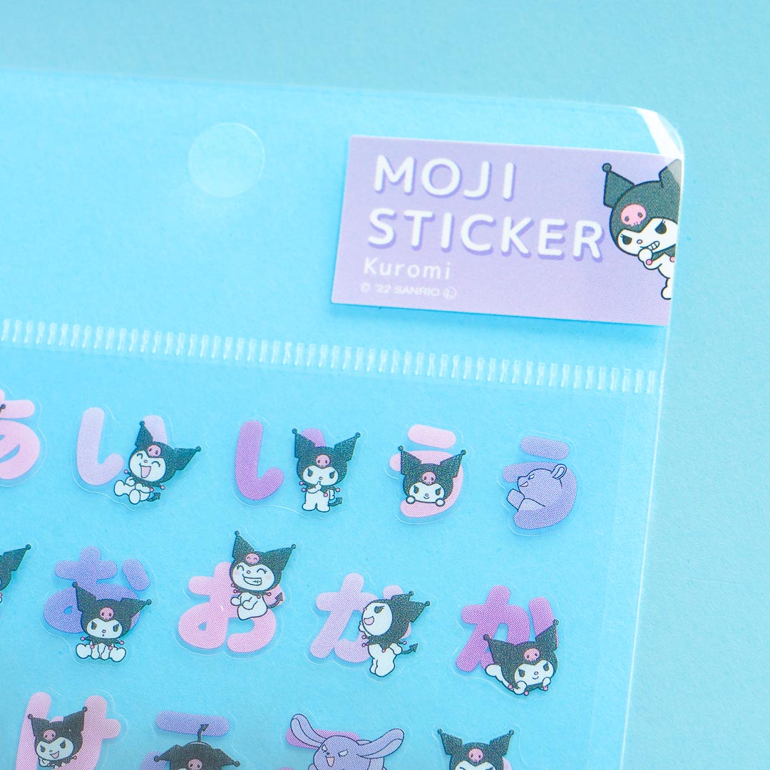 Kuromi Hiragana Stickers