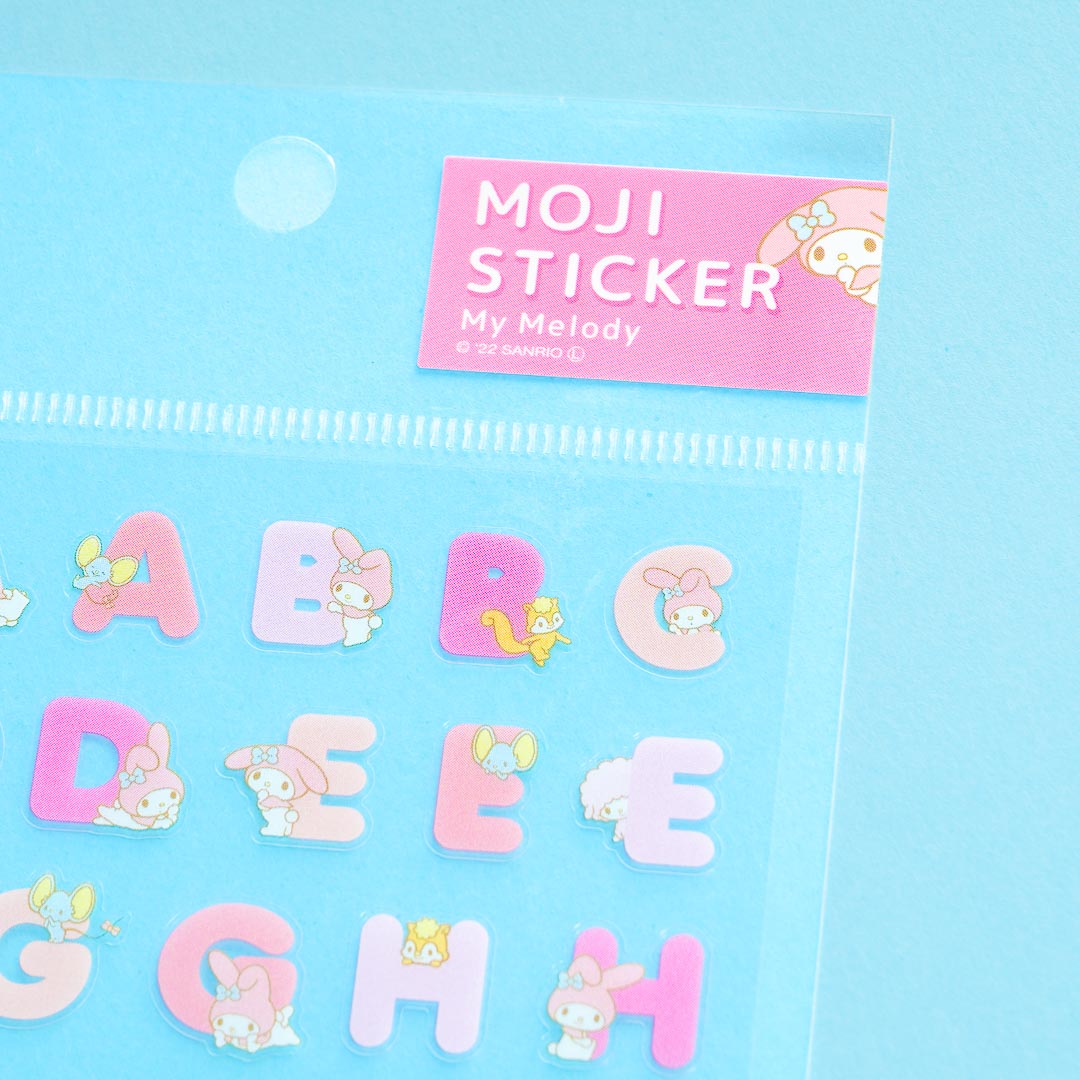 My Melody x My Sweet Piano Alphabet Stickers