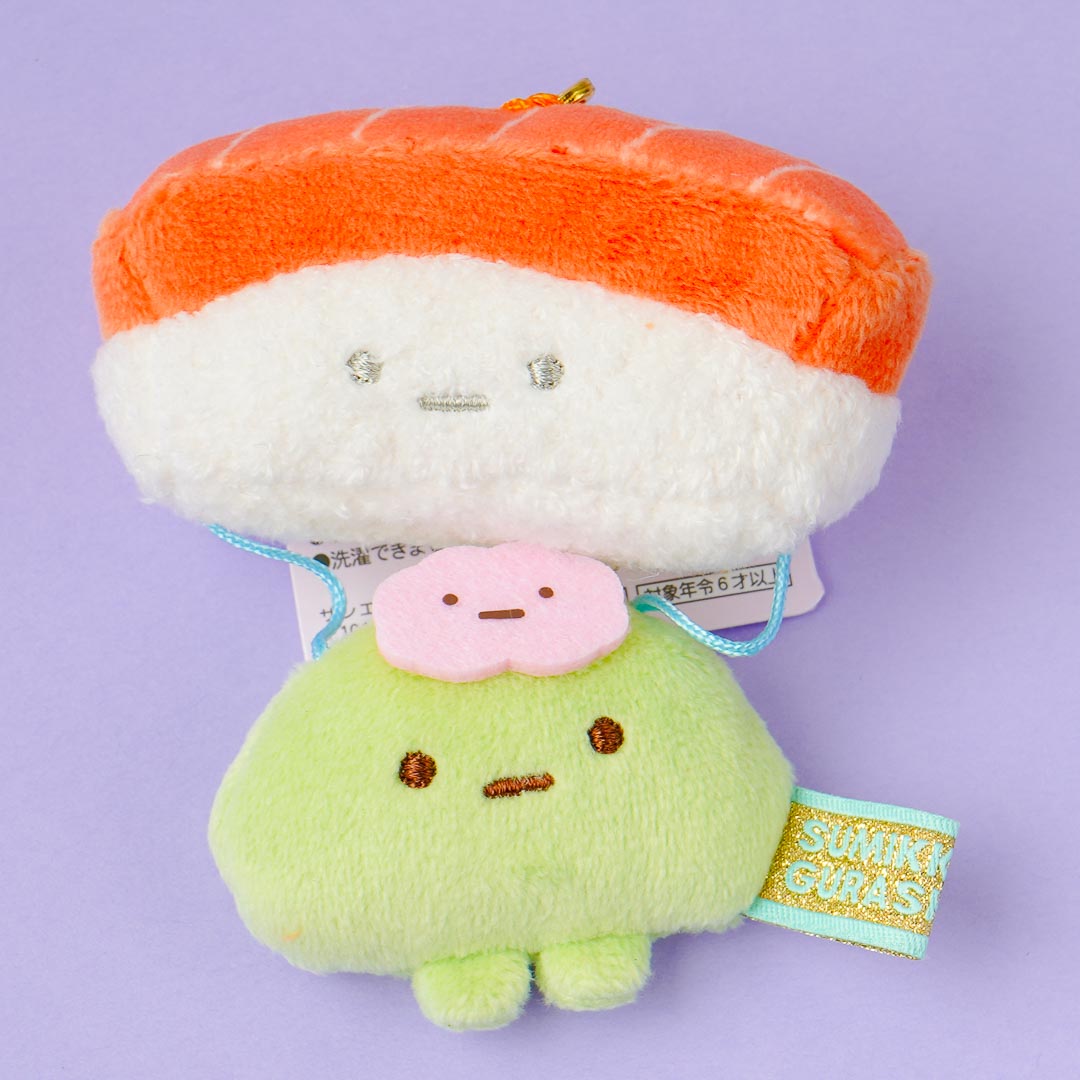 Sumikko Gurashi Travel Souvenir Plushie Charm - Otoro & Wasabi