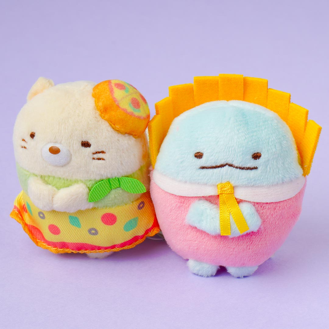 Sumikko Gurashi Food Kingdom Plushie Set - Neko & Tokage / Mini