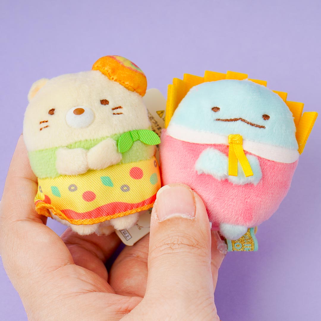 Sumikko Gurashi Food Kingdom Plushie Set - Neko & Tokage / Mini